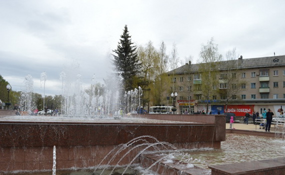 Светомузыкальный фонтан г. Обнинск